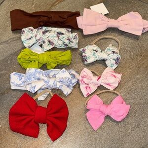 Colorful Baby Bow Headband BUNDLE of 9!